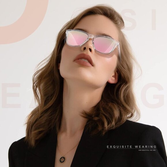 Womens Polarized Sunglasses UV400 Protection Anti-glare Lightweight Frame main image 6